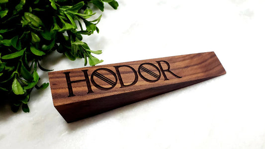 How to Laser Engrave and Cut a Door Stop