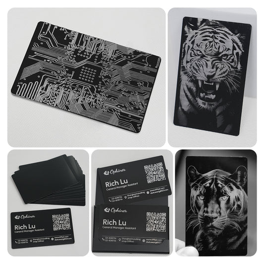 Gold Aluminum Business Cards (100 Pieces)