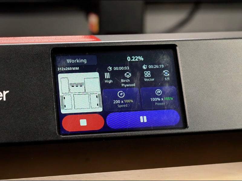 How to Laser Engrave a Wooden Pet Toy Box 005