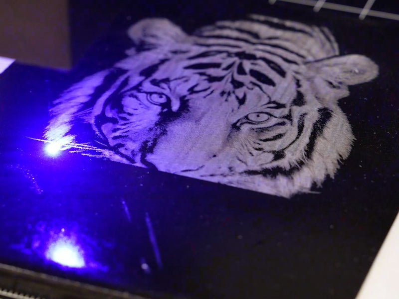 How to Laser Engrave Tiger Tiles 005