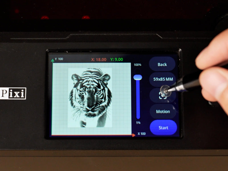 How to Laser Engrave Tiger Tiles 004