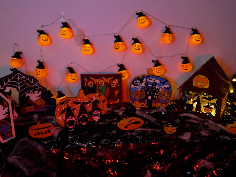 Halloween de Halloween de corte láser 008