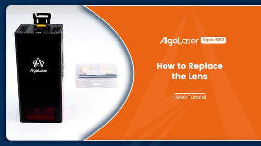 Cómo reemplazar la lente del grabador láser Algolaser Alpha Mk2