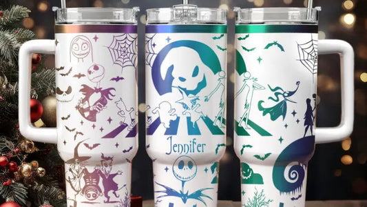 Las mejores 25 ideas de tumblers de Halloween de grabado láser