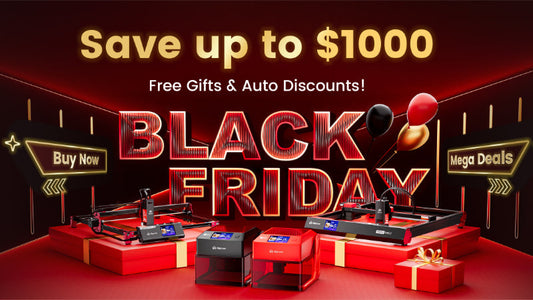 AlgoLaser Black Friday Deals 2025 — Save Up to $1000 on the Ultimate Laser Engraver Kits!
