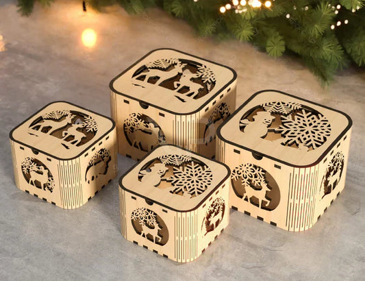 Las mejores 25 ideas de regalos de Navidad para el grabado y corte de láser