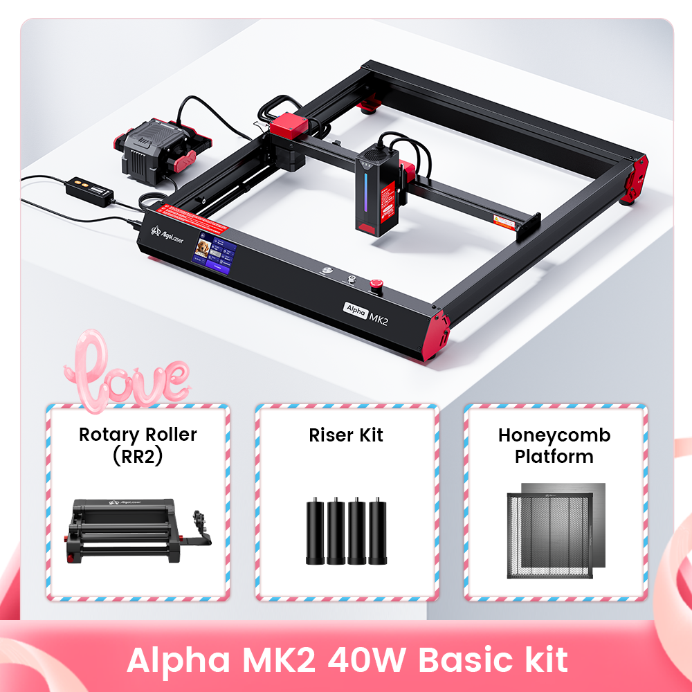 Cortadora y grabadora láser de diodo AlgoLaser Alpha MK2 de 40 W