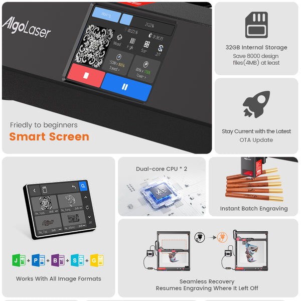 Alpha MK2 20W Smart Enclosed Diode Laser Engraver