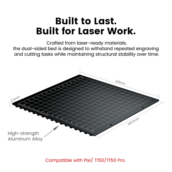 Placa de grabado pequeña Algolaser (150 × 150)