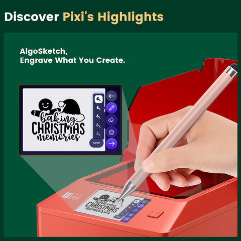AlgoLaser Pixi Smart Laser Engraver with Enclosure