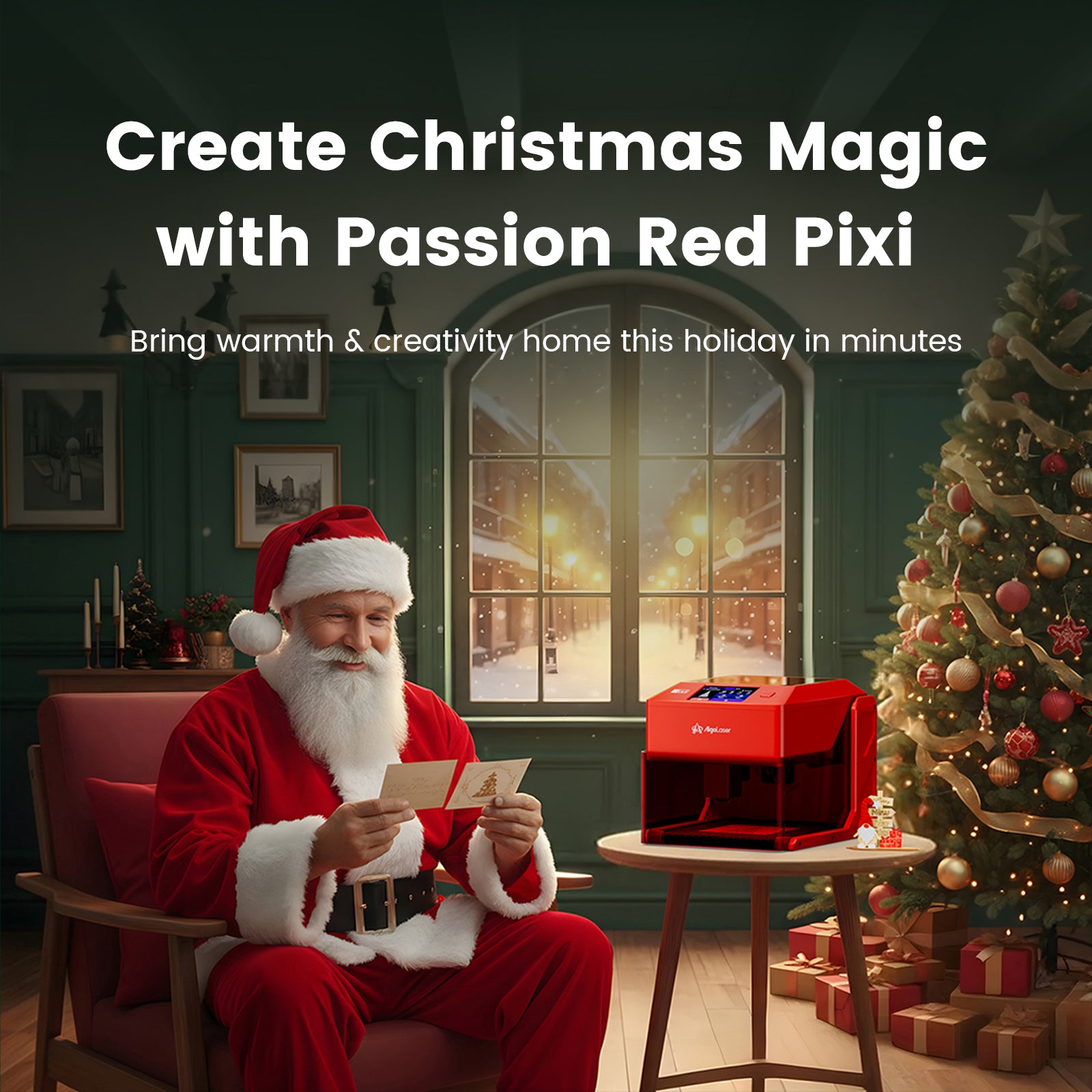 AlgoLaser Pixi Smart Laser Engraver with Enclosure