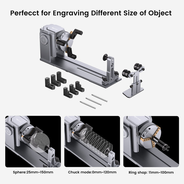 AlgoLaser Y-axis Rotary Chuck (ARC)