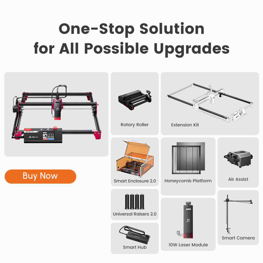 DIY KIT MK2 10W Diode Laser Engraver