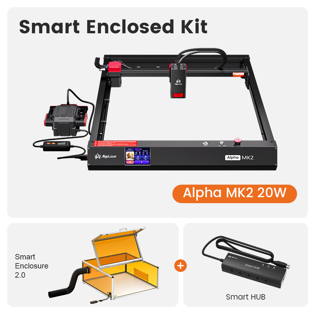 Alpha MK2 20W Smart Enclosed Diode Laser Engraver