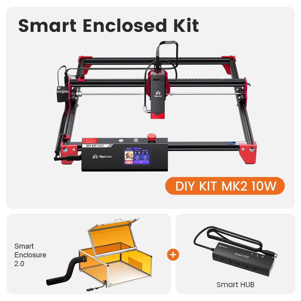 DIY KIT MK2 10W Smart Enclosed Diode Laser Engraver