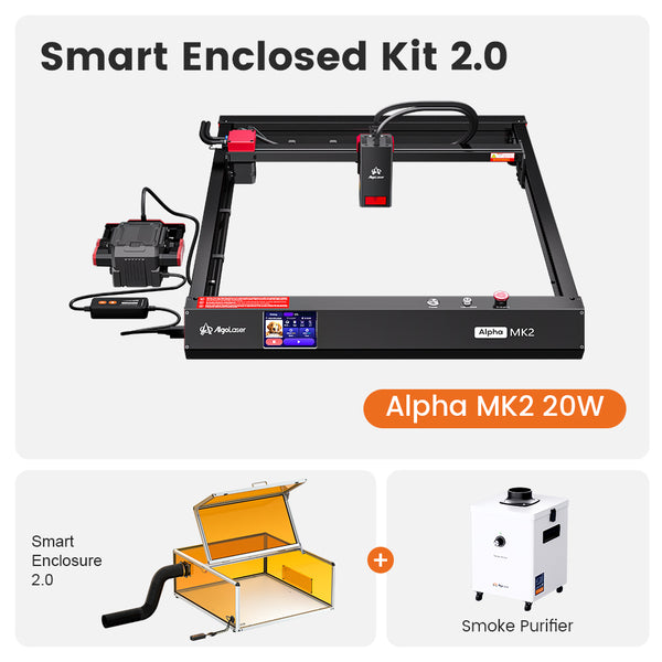 Alpha MK2 20W Smart Enclosed Diode Laser Engraver