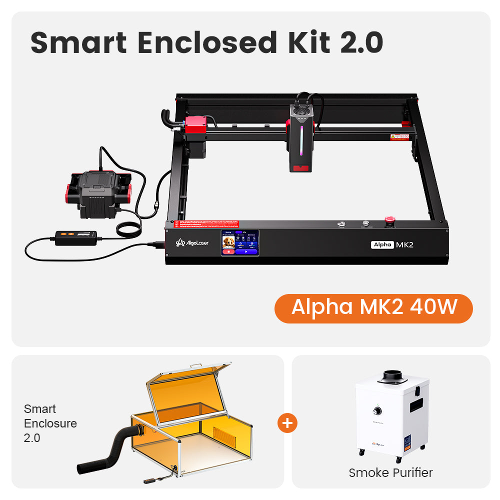 Alpha MK2 40W Smart Enclosed Diode Laser Engraver