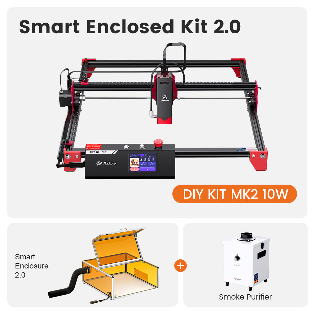 DIY KIT MK2 10W Smart Enclosed Diode Laser Engraver