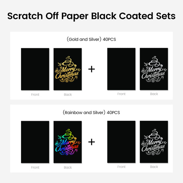 Scratch-Art Paper (40pcs)