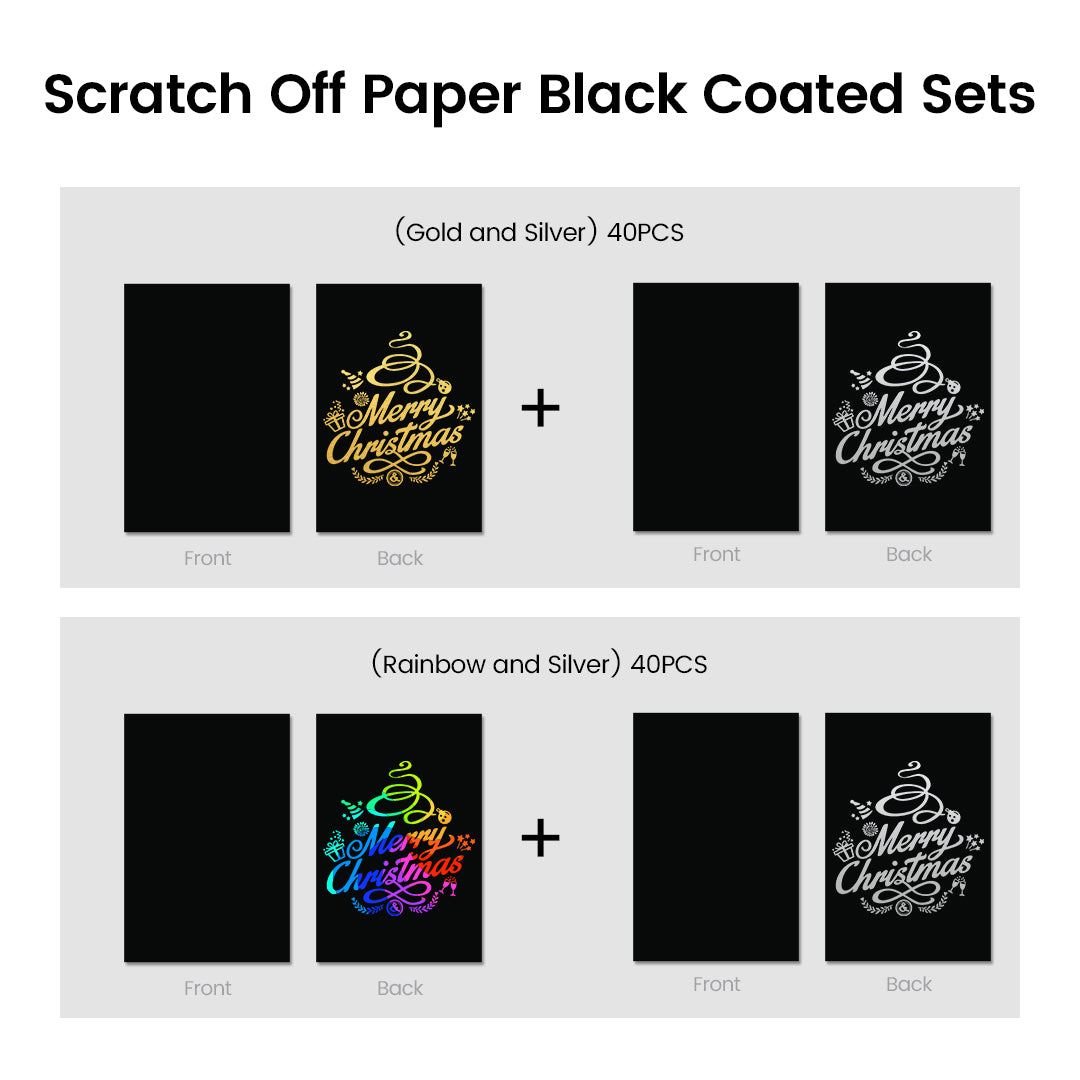 Scratch-Art Paper (40pcs)