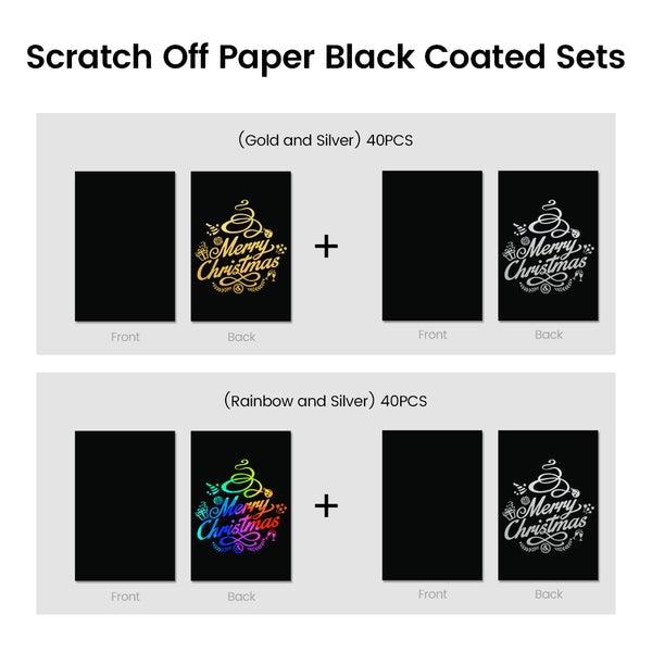 Scratch-Art Paper (40pcs)