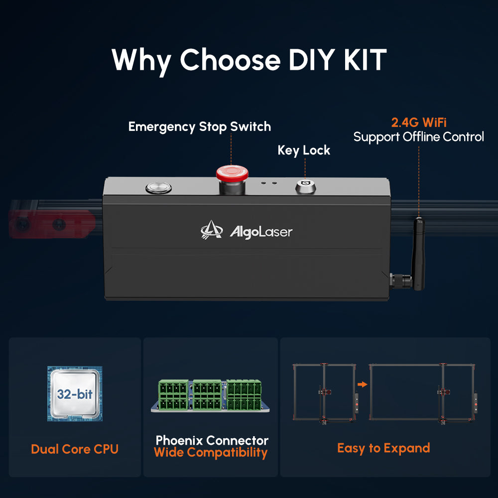 AlgoLaser DIY KIT 5W Diode Laser Engraver