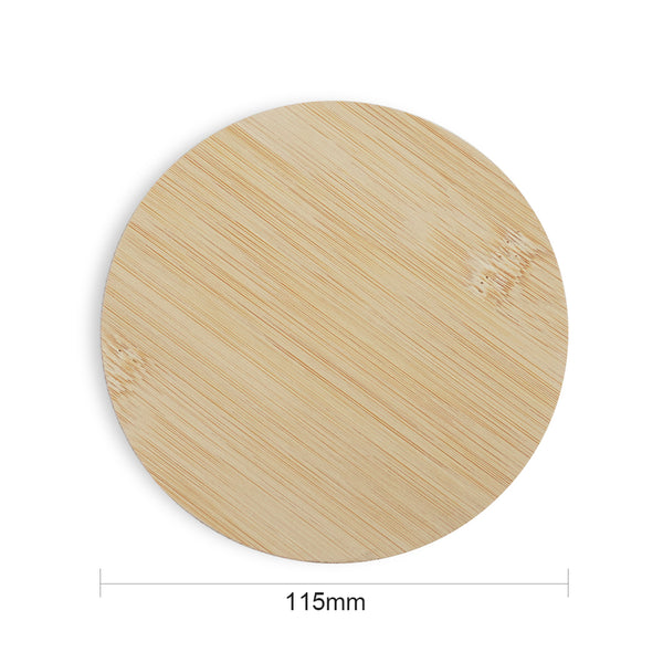 Round Bamboo Coasters (5 Pieces)