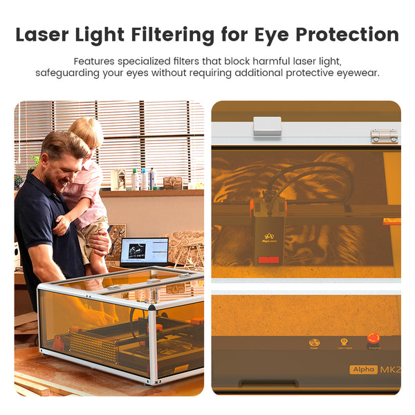 AlgoLaser Smart Enclosure 2.0 With Camera for Laser Engraving