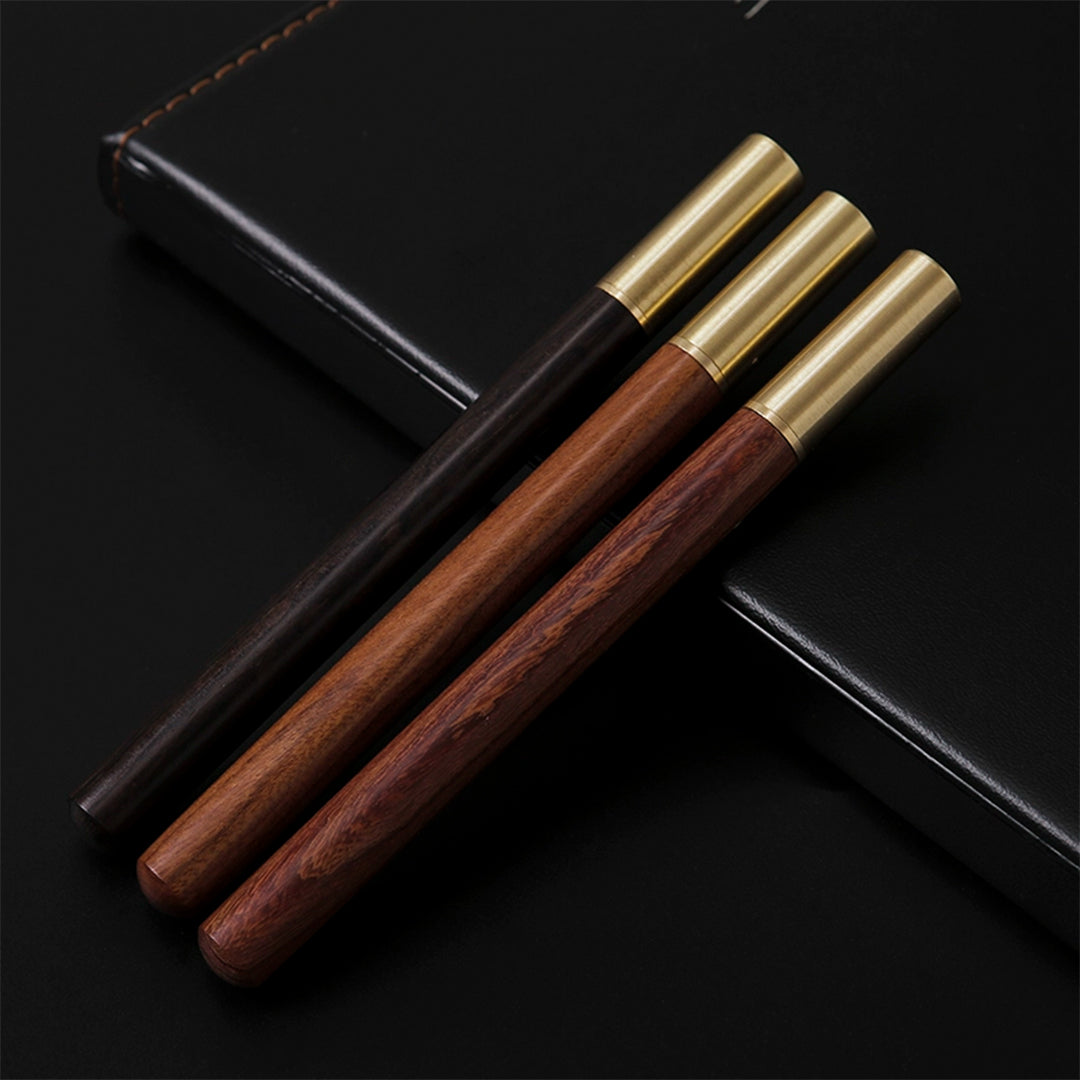 AlgoLaser Engraved Vintage Wooden Pen Set（6 pcs）