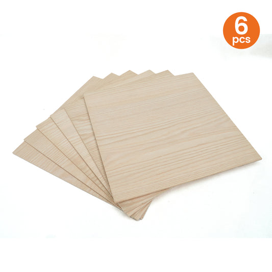 Hojas de madera contrachapada de roble rojo de 1/8 &quot;(6pcs)