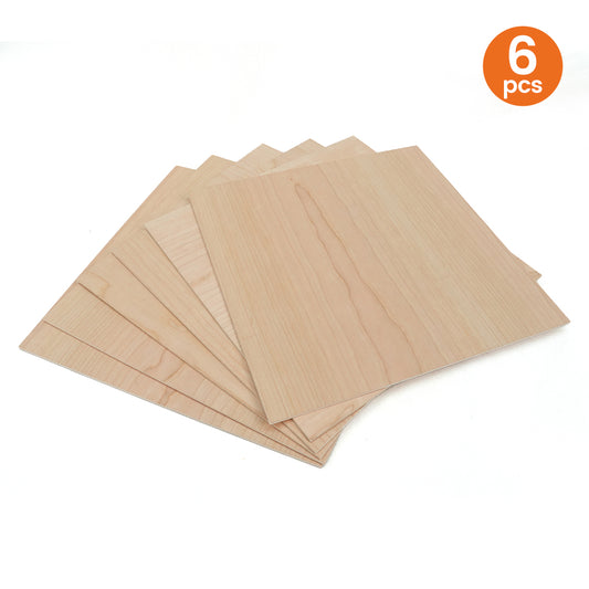 Hojas de madera contrachapada de 1/8 &quot;(6pcs)