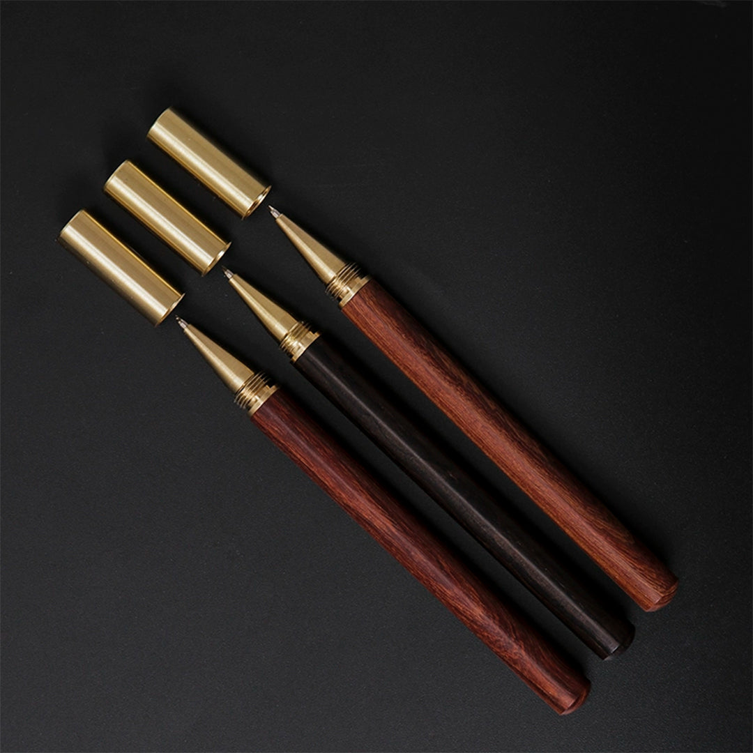 AlgoLaser Engraved Vintage Wooden Pen Set（6 pcs）