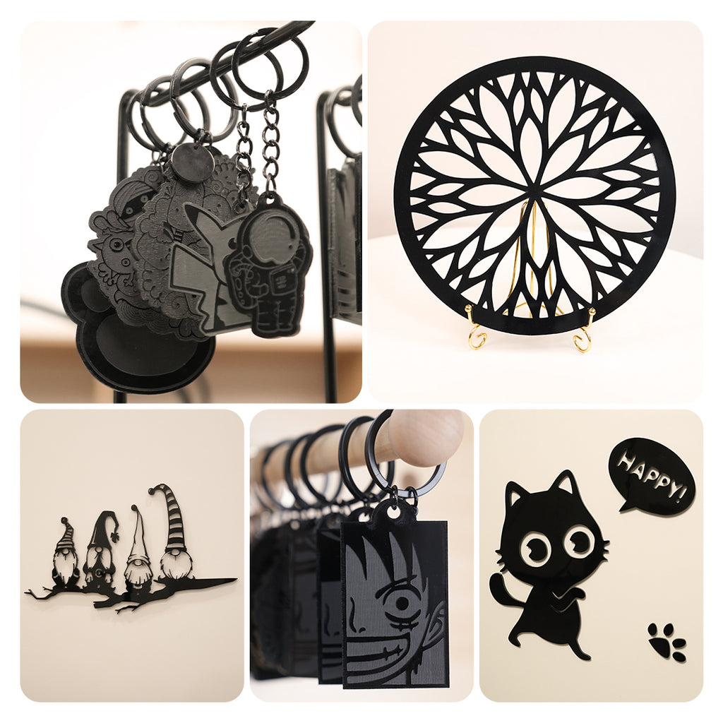 4x4 Black Acrylic Sheet 18 Inch Thick 3mm 8 Pieces | Ubuy