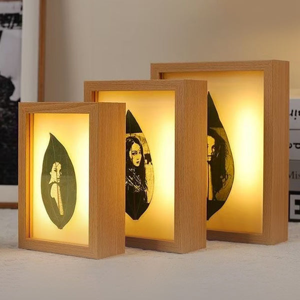 Leaf Carving Photo Frame