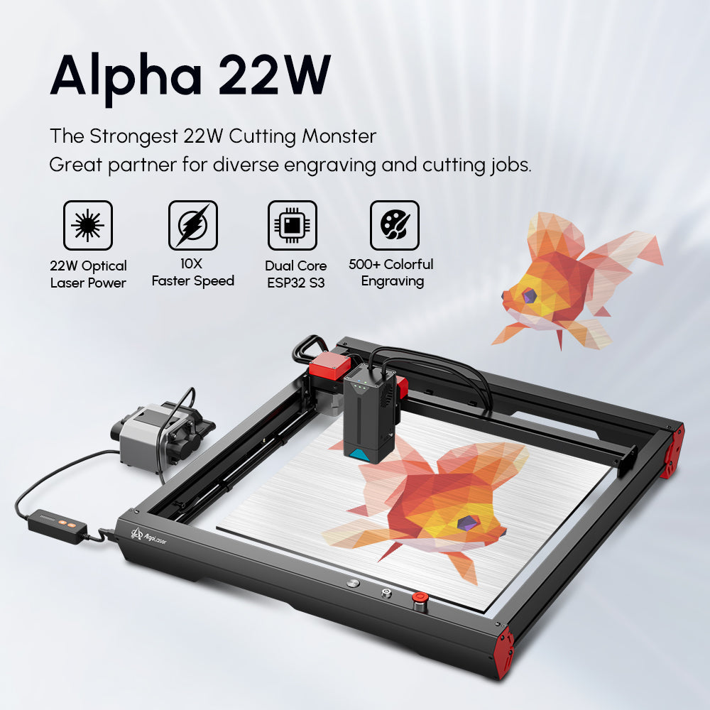 AlgoLaser Alpha 22W Diode Laser Engraver