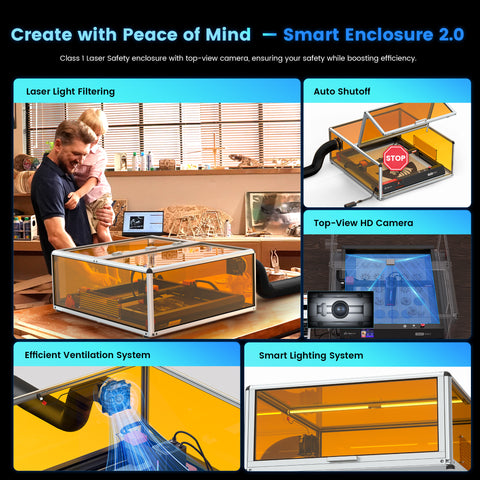 AlgoLaser Alpha MK2 40W Diode Laser Cutter and Engraver