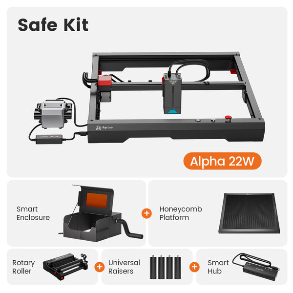 AlgoLaser Alpha 22W&10W Diode Laser Engraver