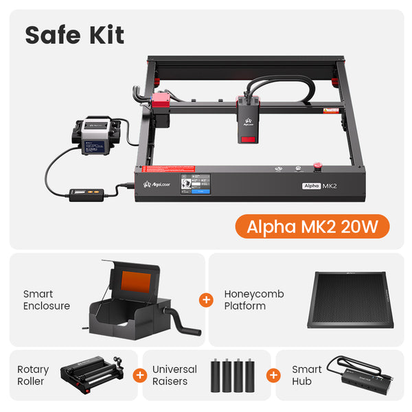 AlgoLaser Alpha MK2 20W Diode Laser Engraver