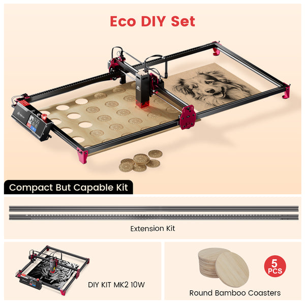 DIY Kit MK2 10W Láser de diodo extendido (15.7 ″ x 34.6 ″)