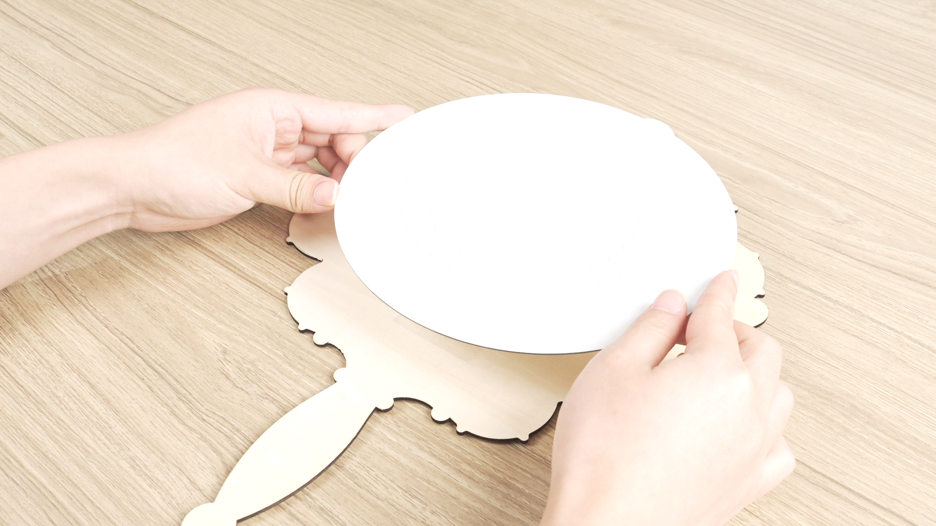 Cómo cortar con láser un hermoso espejo de madera contrachapada de 3 mm 07