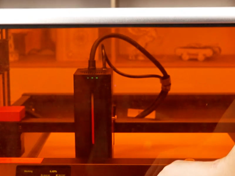 How to Laser Cut a Wooden Christmas Reindeer Sleigh 007