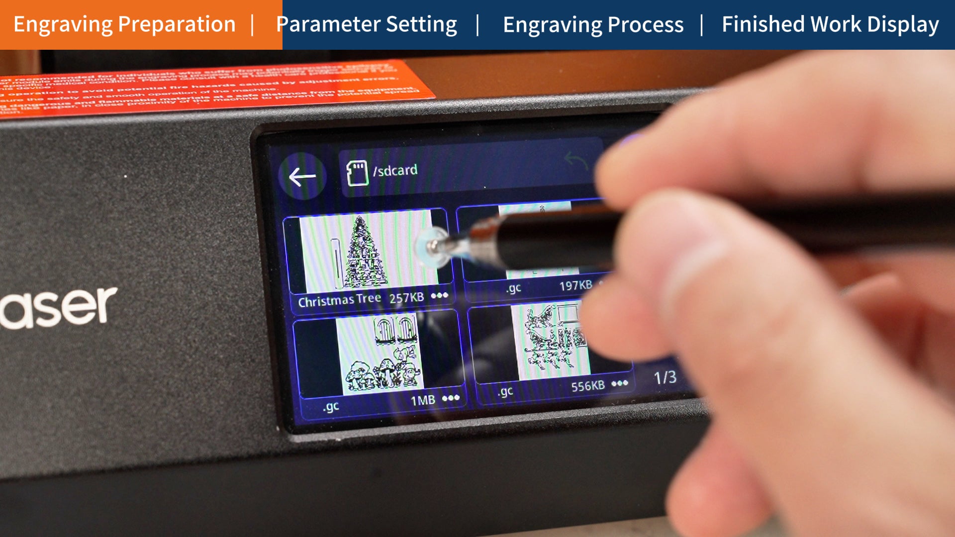 How to Laser Cut a Wooden Christmas Tree  03