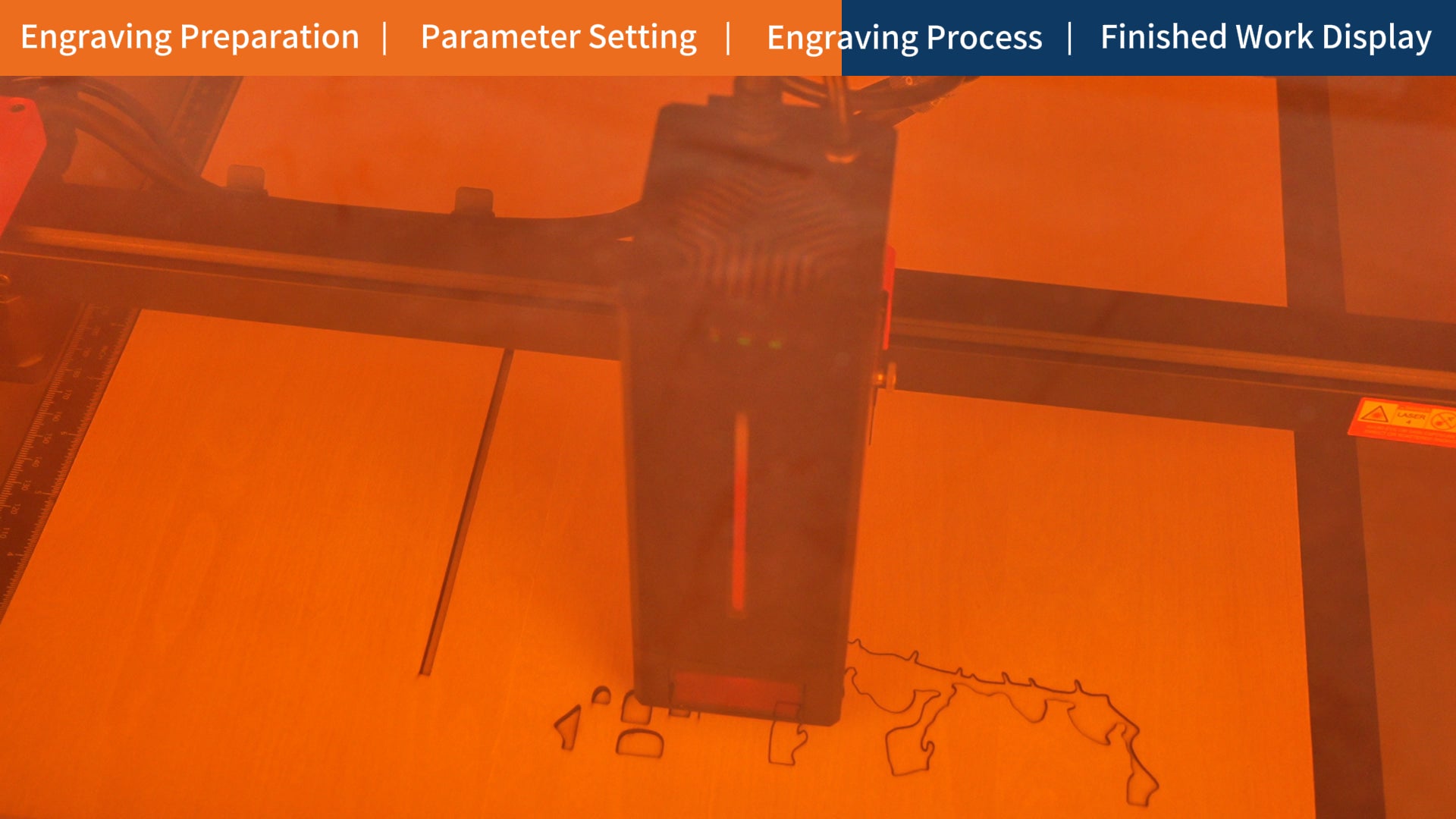 How to Laser Cut a Wooden Christmas Tree  05