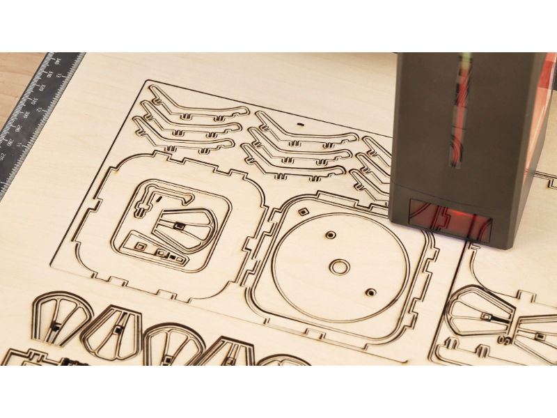 How to Laser Cut a Wooden Music Box 004