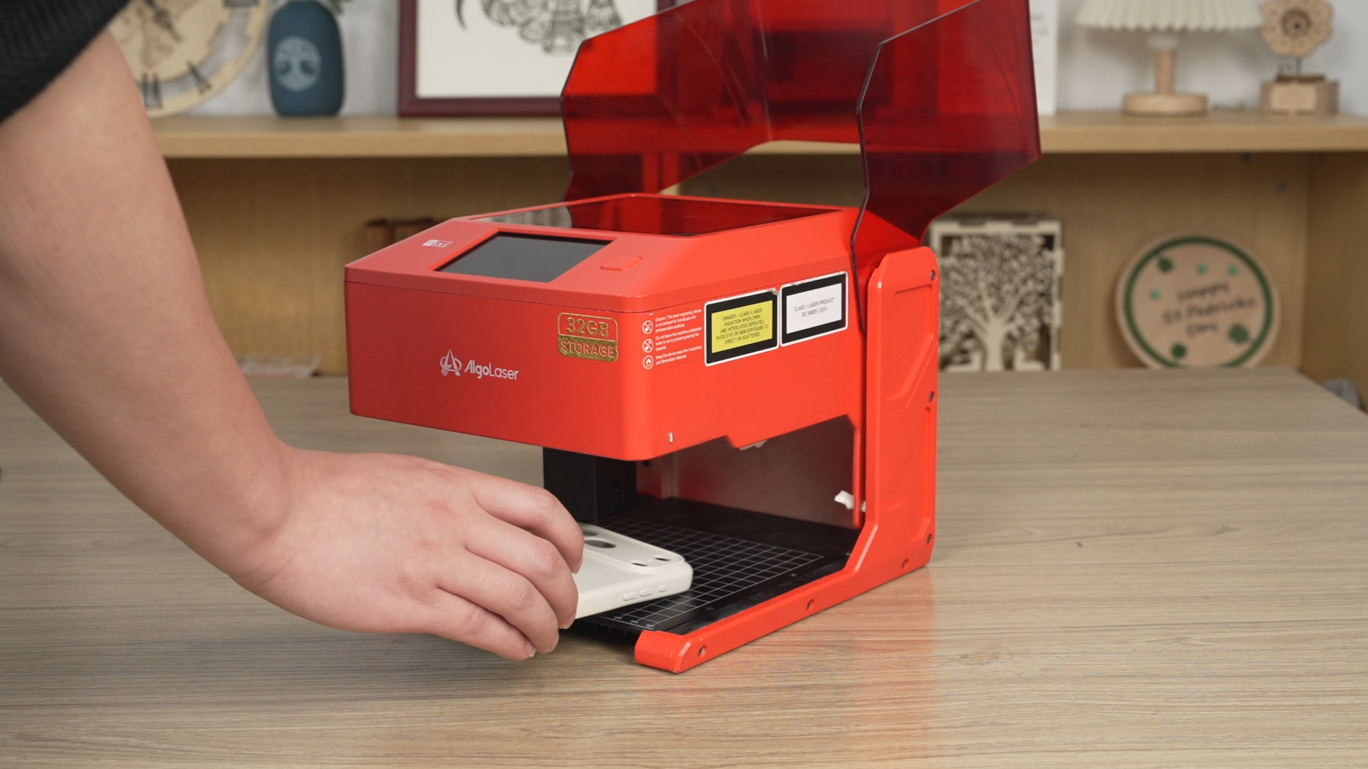 Cómo grabar con láser fundas de silicona para teléfonos 00