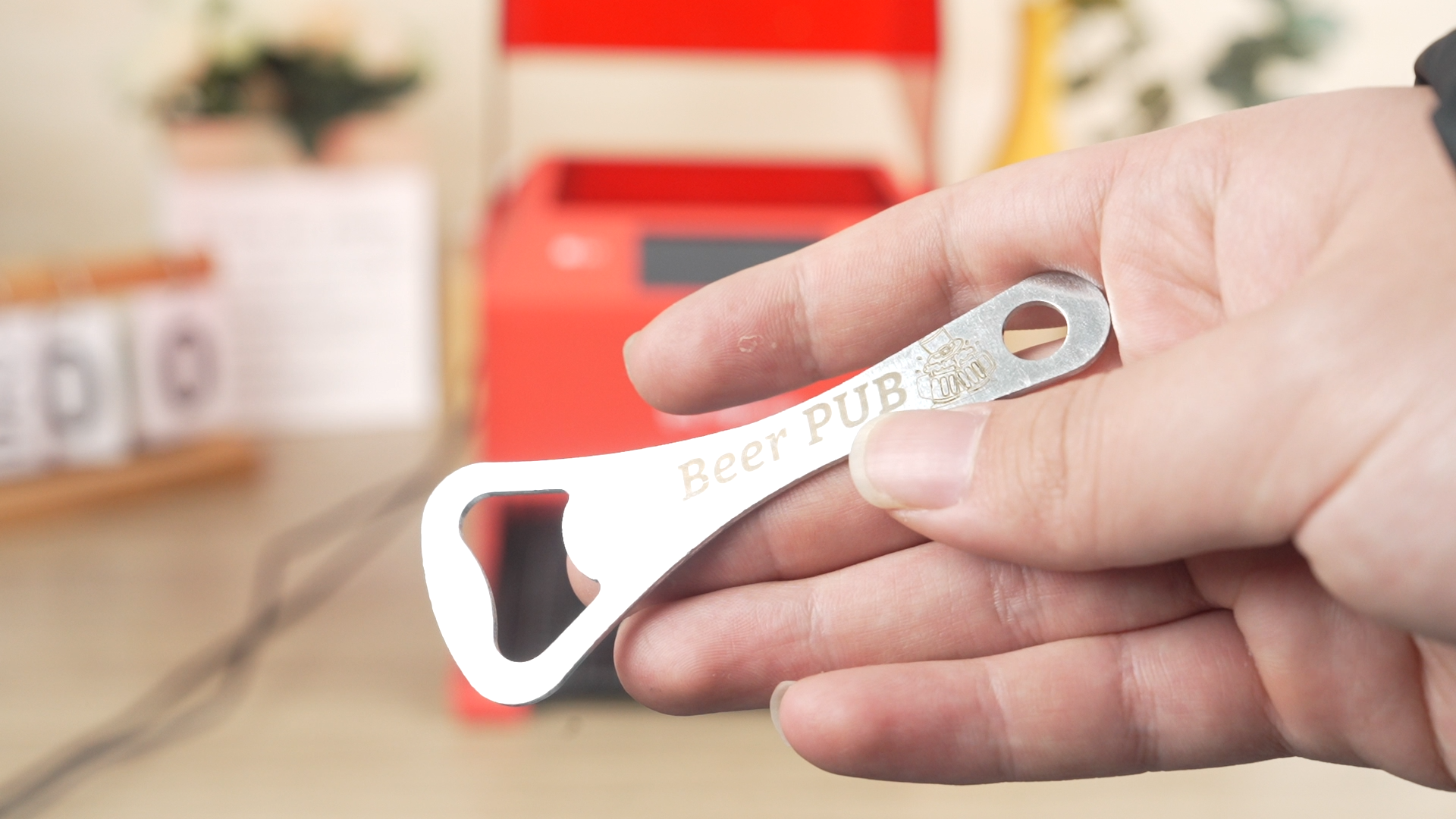How to Laser Engrave a Metal Bottle Opener 07