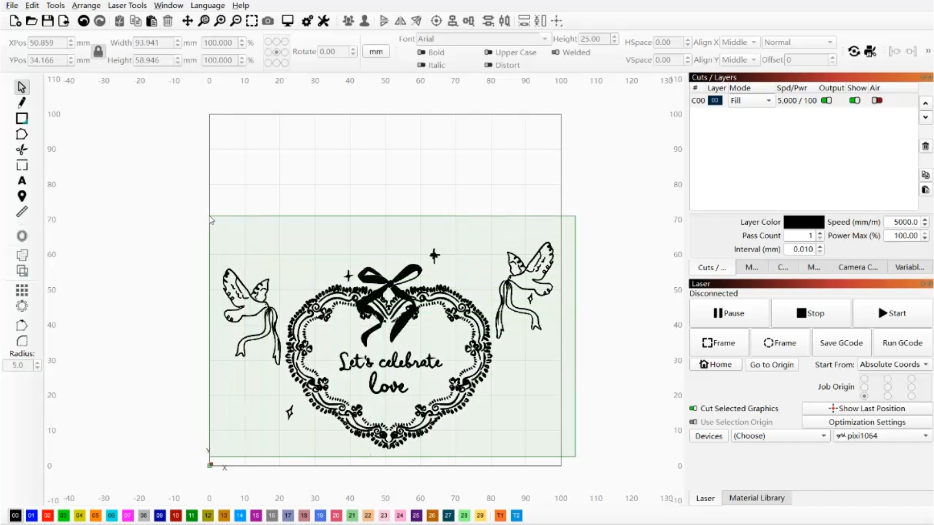 How to Laser Engrave a Metal Candy Gift Box 03