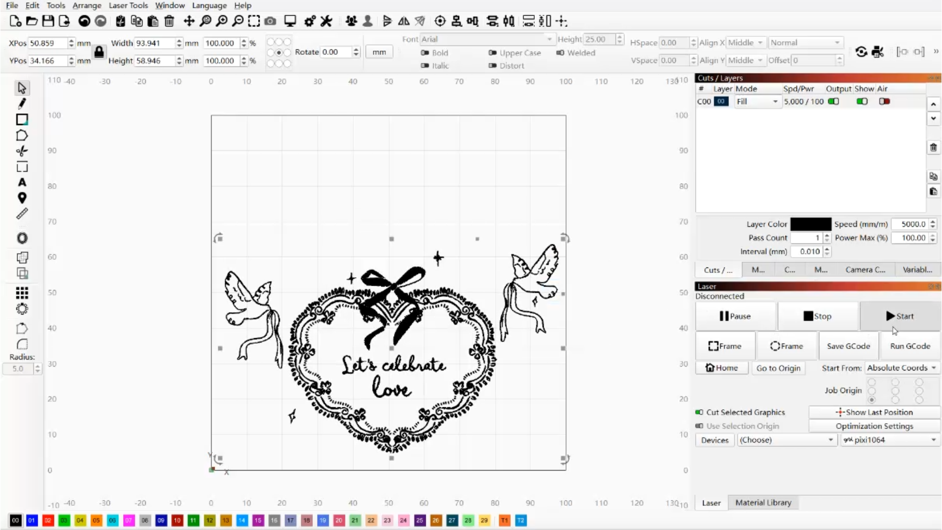 How to Laser Engrave a Metal Candy Gift Box 04