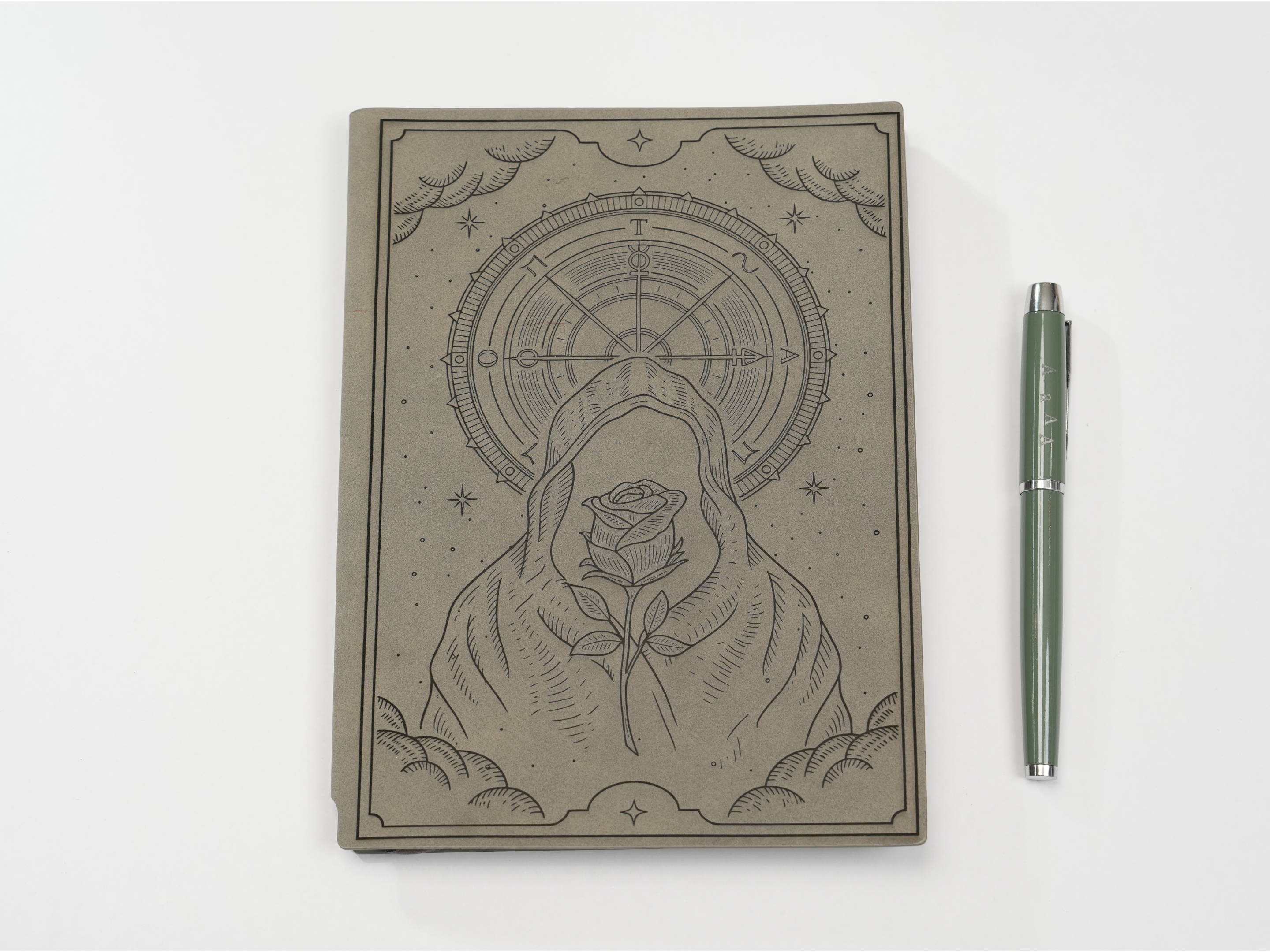 Laser Engrave Leather Notebook