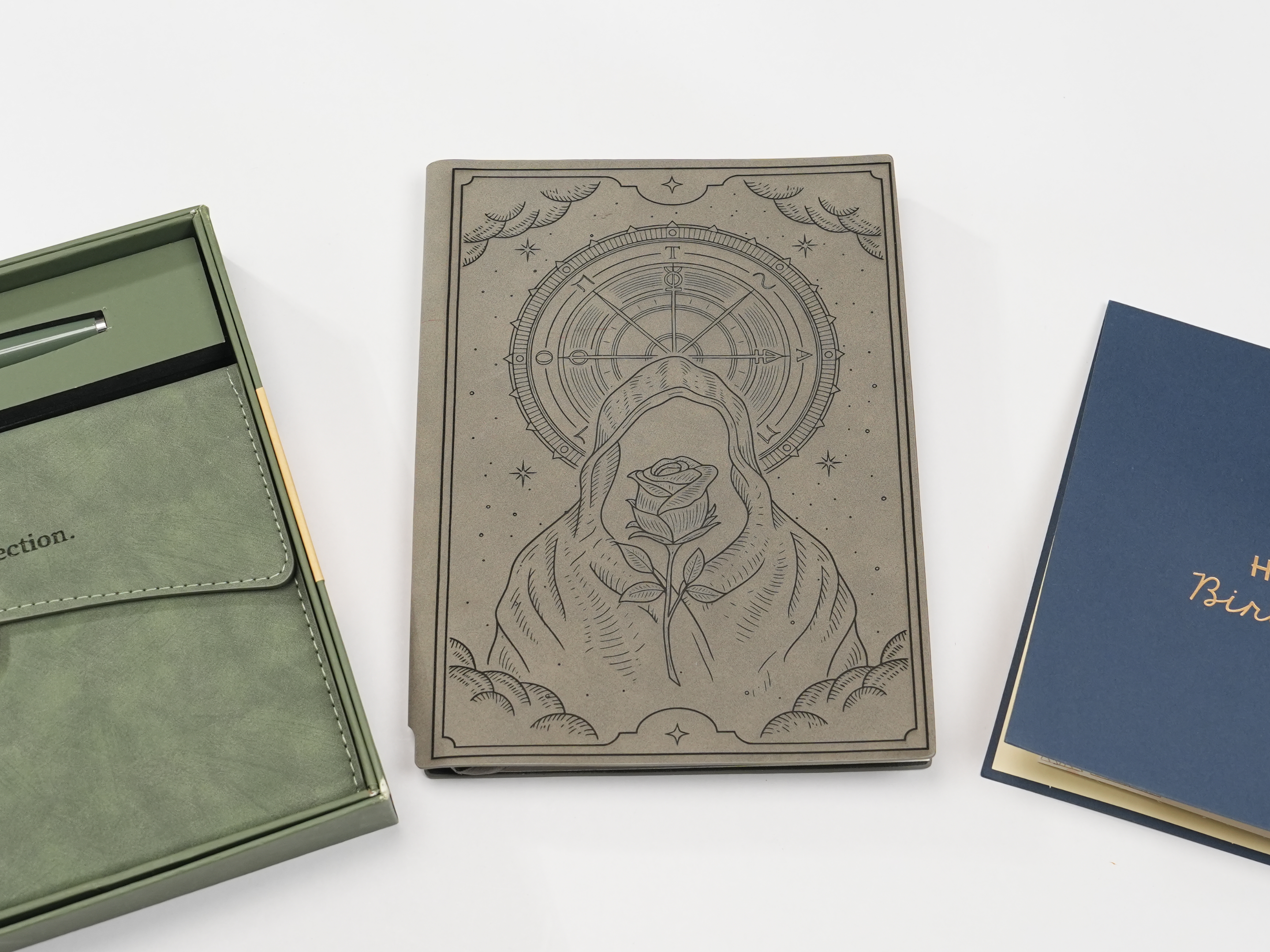Laser Engrave Leather Notebook
